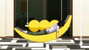 Araragi Banana Sofa Bakemonogatari Noticias Anime United 2