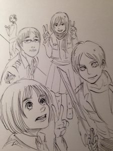 Shingeki-no-Kyojin-Selfie-NAU-2