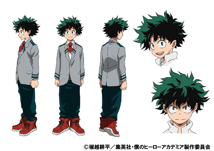 Design dos personagens de Boku no Hero Academia - Anime United