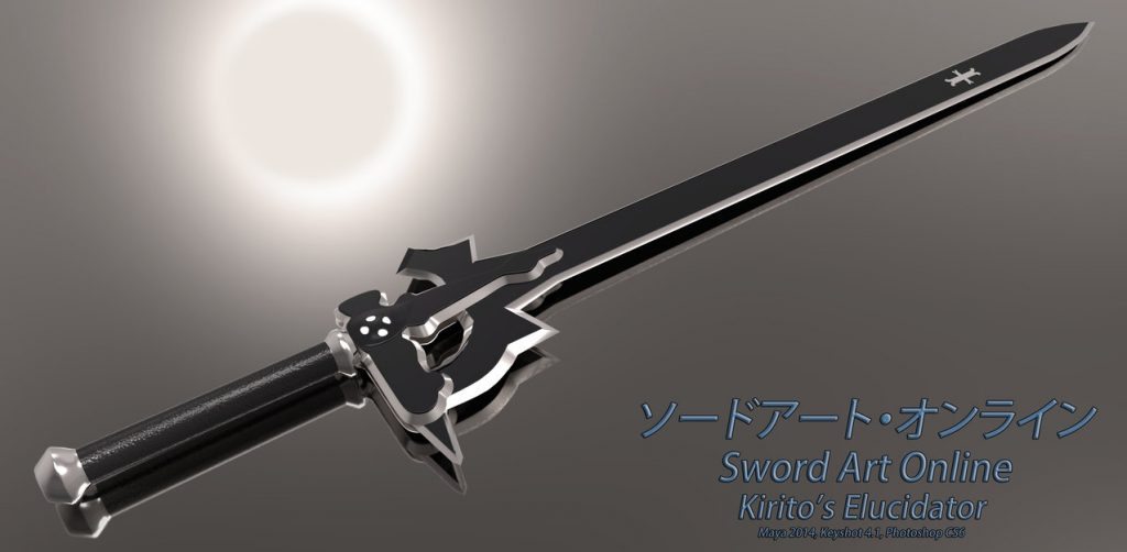 sword_art_online__kirito_s_elucidator_02_by_bahr3dcg-d6fm4xc