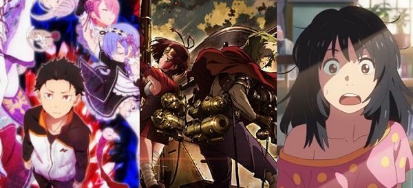 Os 10 melhores animes de 2016
