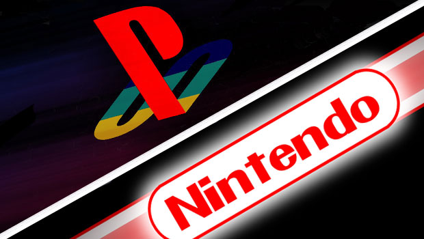 PlayStation e Nintendo Logo