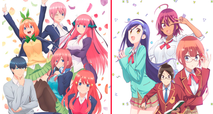 Gotoubun no Hanayome x Bokutachi wa Benkyou ga Dekinai - Anime United