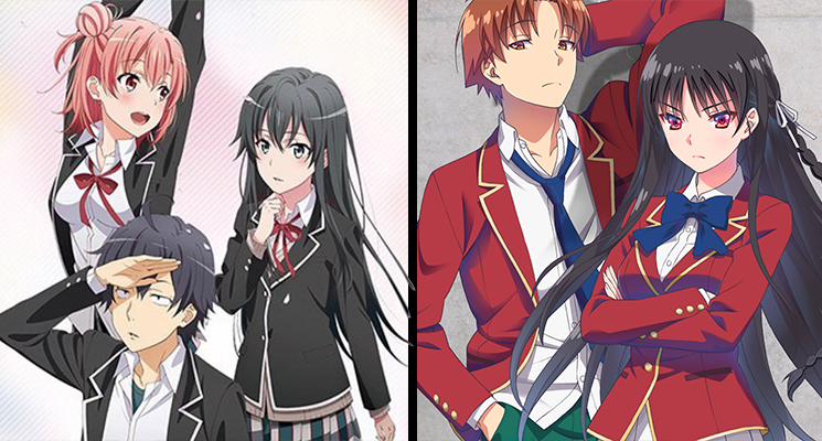 Oregairu x Youkoso Jitsuryoku: As incríveis semelhanças entre os