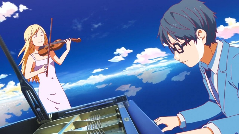 Shigatsu wa Kimi no Uso – imagem promocional da segunda parte