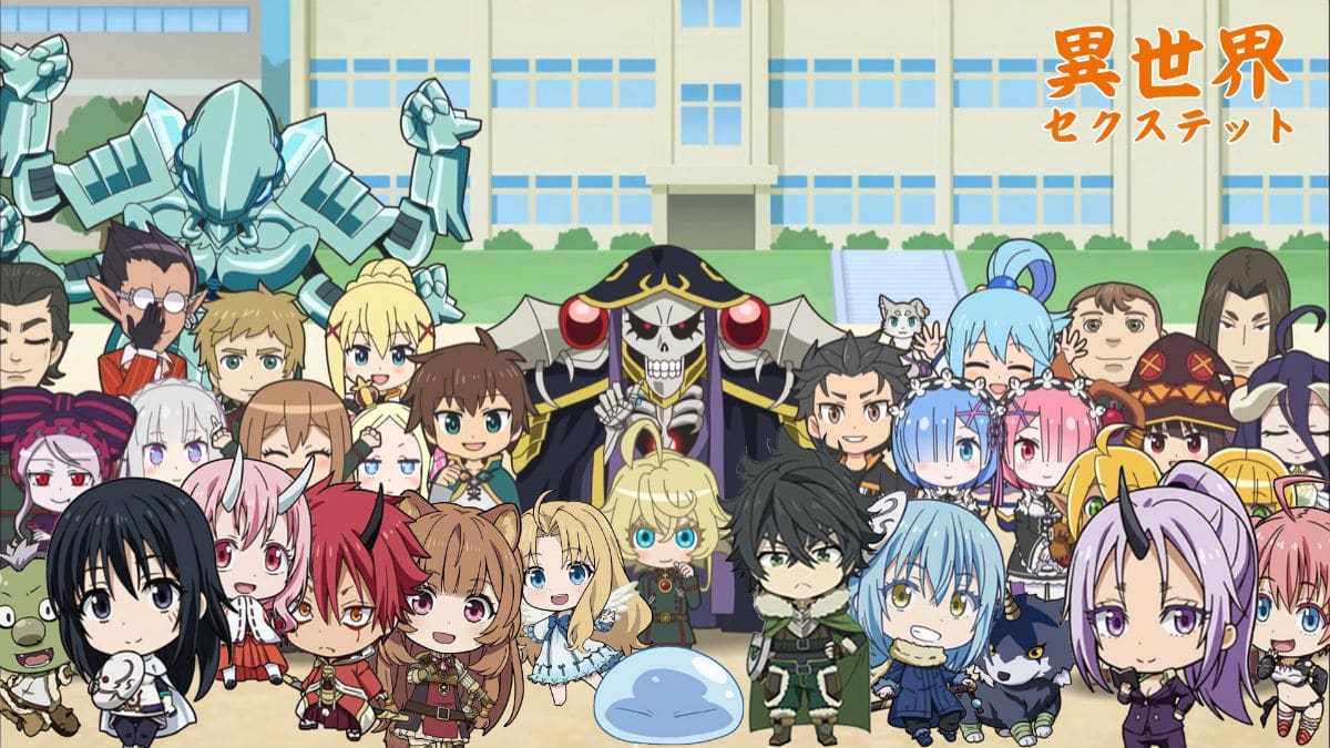 Trailer revela data de estreia do filme anime de Isekai Quartet