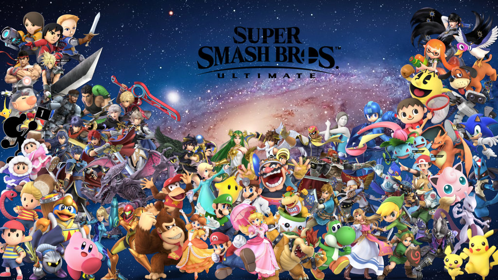 Papel de Parede Jogo Super Smash Bros ultimate!!