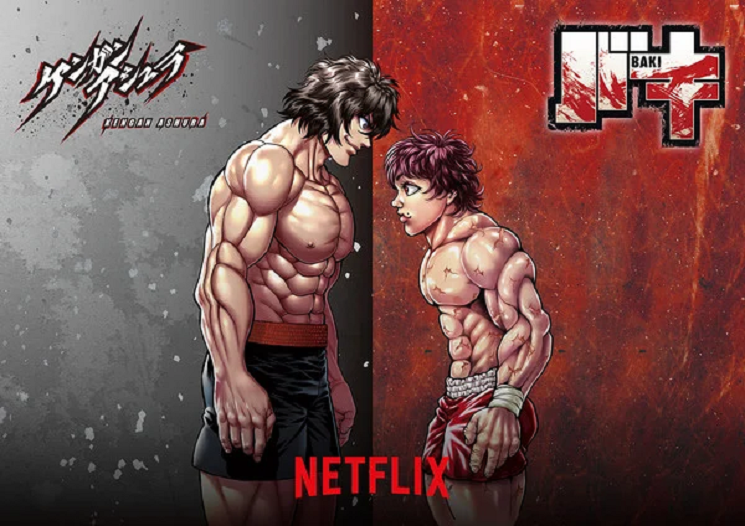 Baki e Kengan Ashura - Artistas desenham crossover para a Netflix