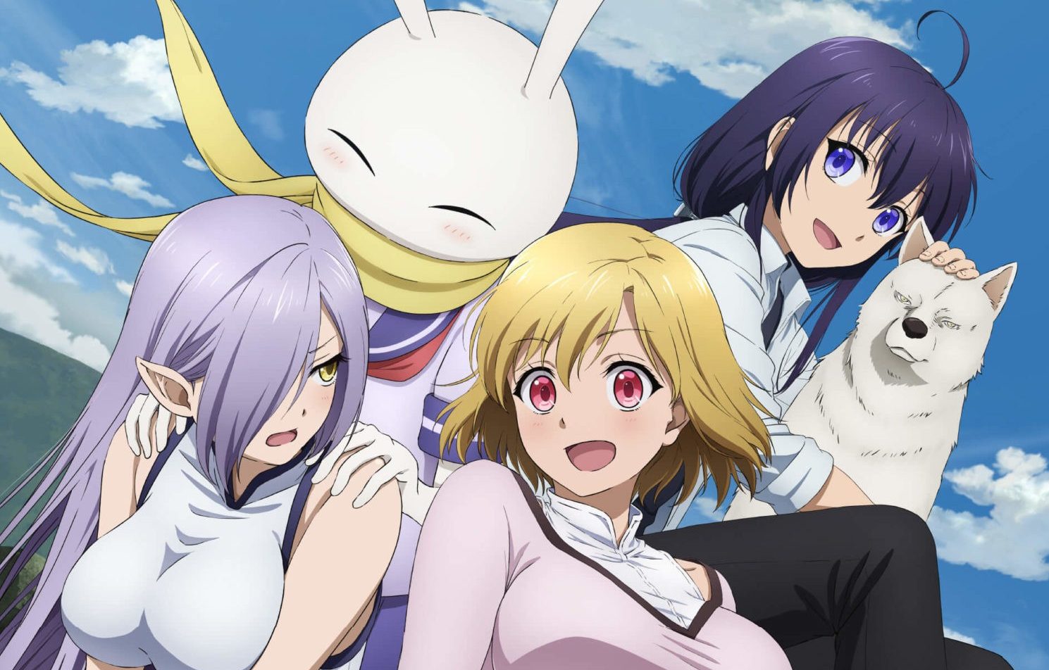 Imagem promocional e staff do anime de Mahoutsukai Reimeiki
