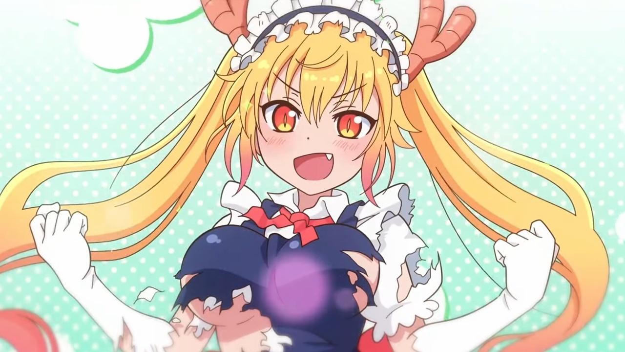 Kobayashi-san Chi no Maid Dragon - Jogo ganha um novo trailer - Anime - Kobayashi-san Chi No Maid Dragon Ep 1