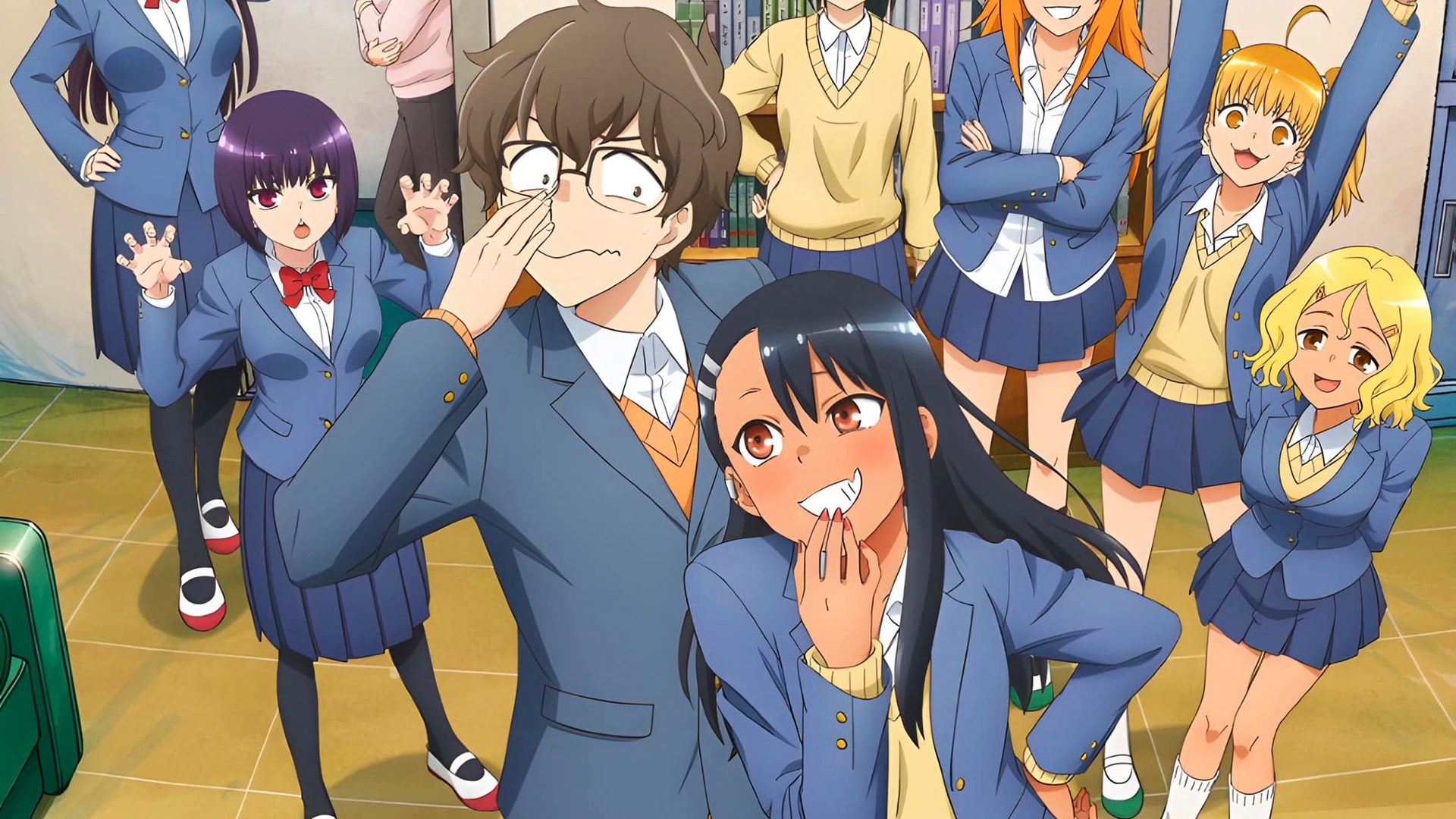 NAGATORO CHEGOU FAZENDO MALDADE E SUCESSO! ijiranaide Nagatoro-san episódio  1(análise) 