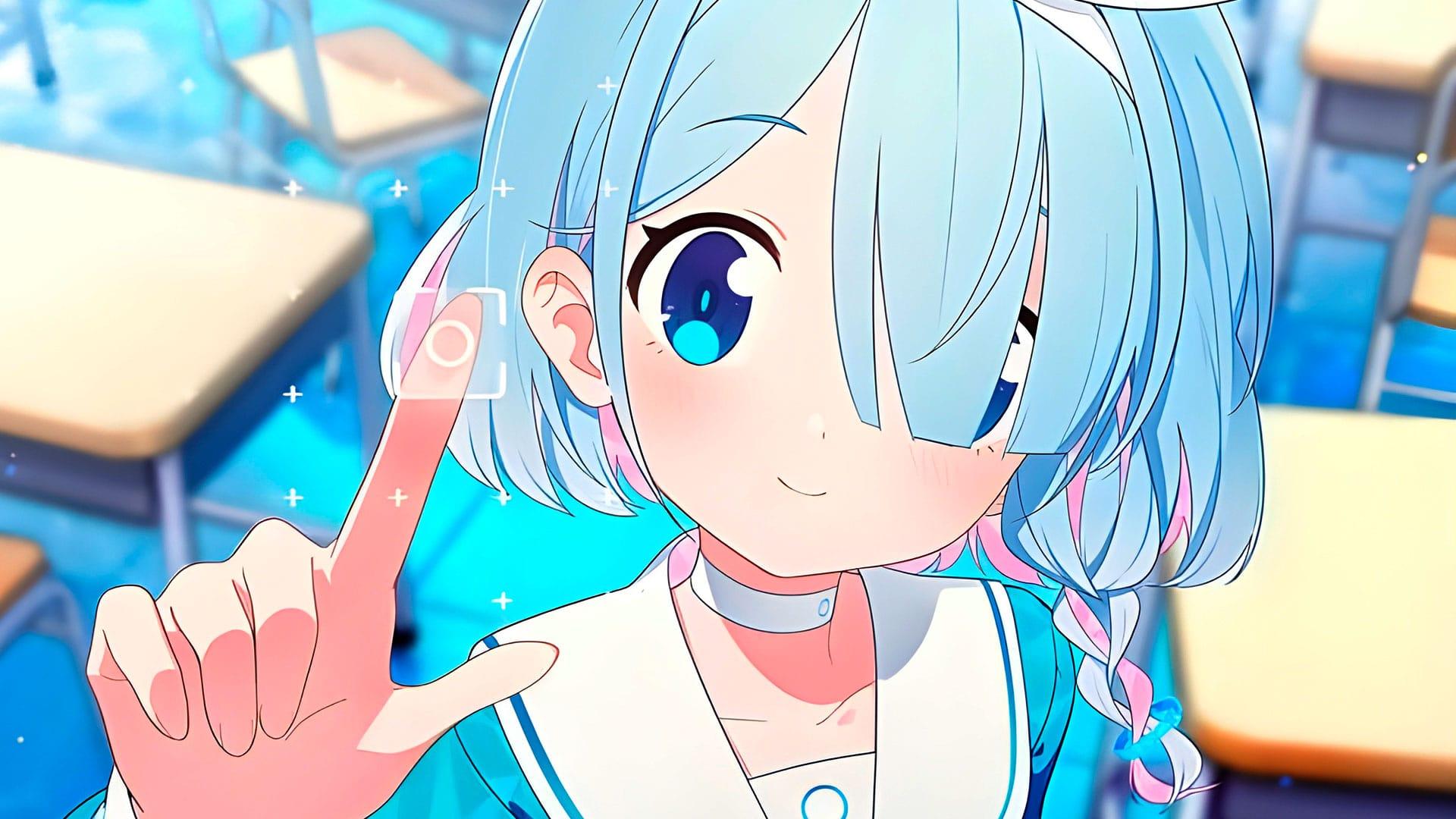 Blue Anime Girl, anime, blue, girl, ocean, water, HD phone wallpaper |  Peakpx-demhanvico.com.vn