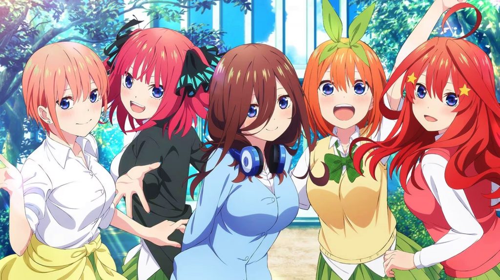 Animes In Japan 🎄 on X: INFO Um vazamento no Weibo revelou uma nova  imagem promocional para o filme de Gotoubun no Hanayome (The  Quintessential Quintuplets), que irá estrear na temporada de