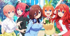 Gotoubun, Slime Shitara e outros 3 filmes chegam pela Crunchyroll