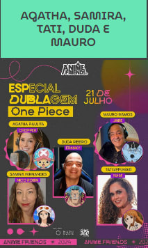 Agatha, Samira, Tati, Duda e Mauro
