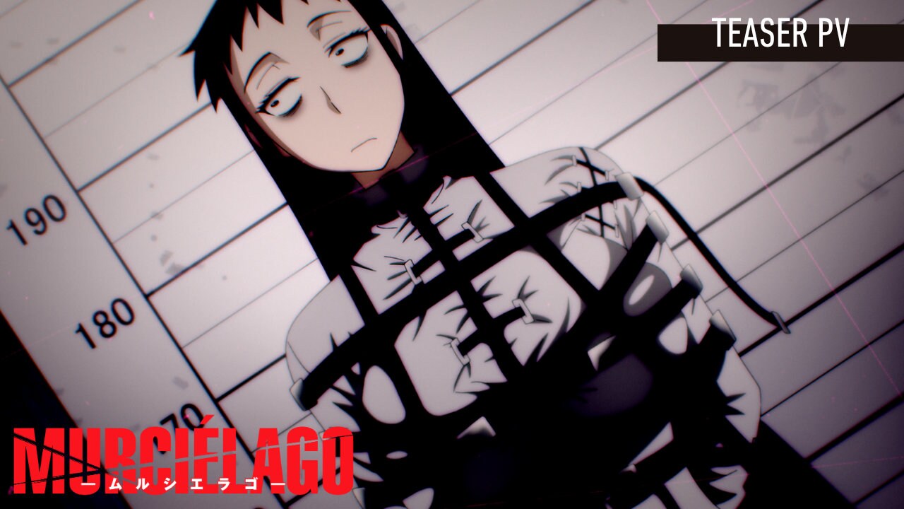 Imagem do teaser de Murciélago com Kuroko e o logotipo da série