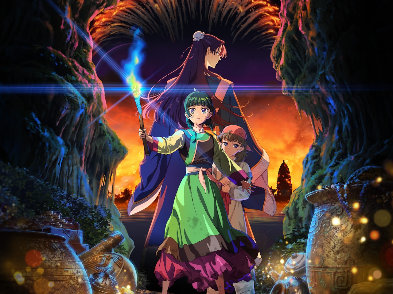Visual de divulgação do filme Kusuriya no Hitorigoto: Bouhi no Hihou